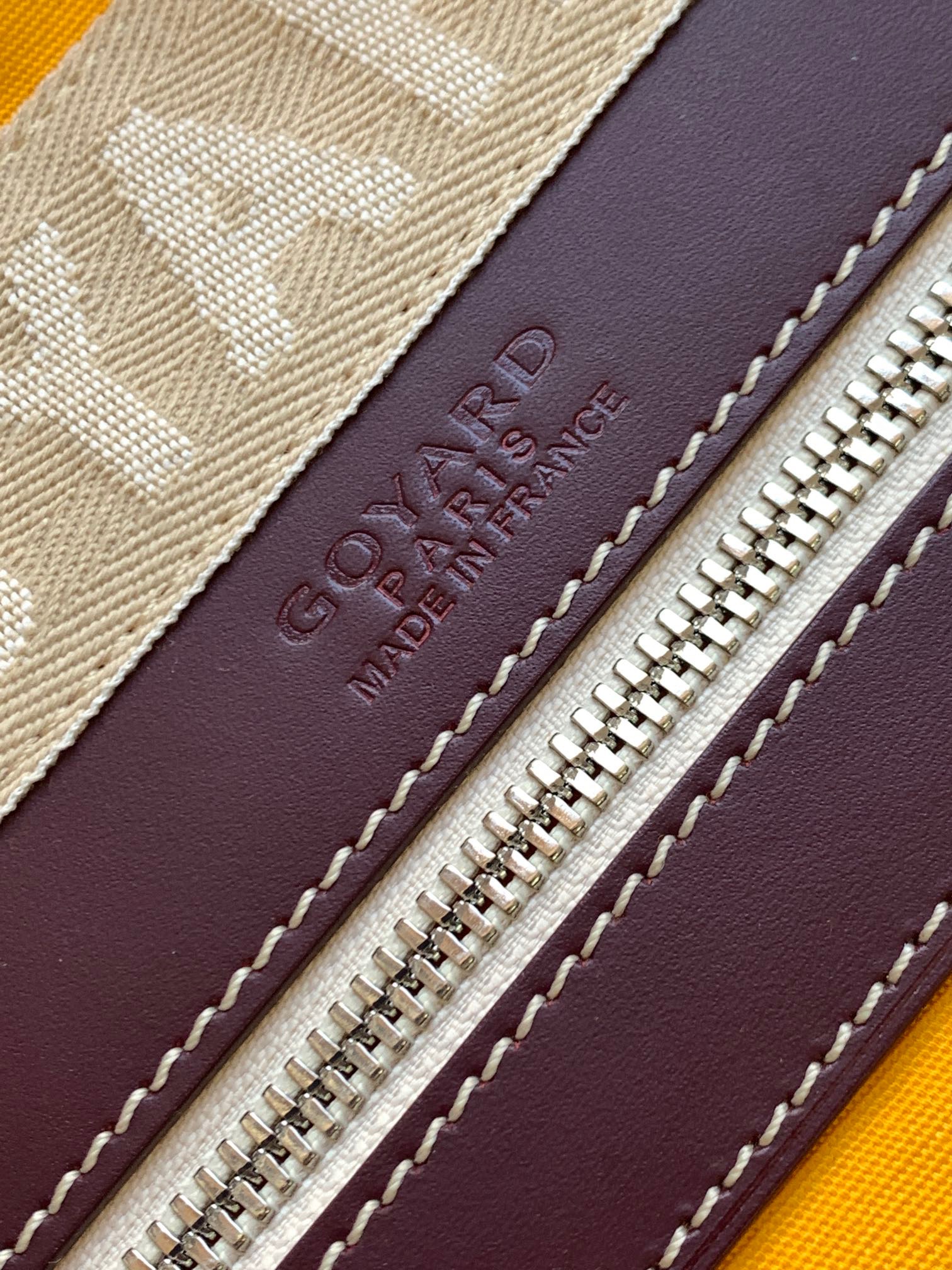 고야드 모노그램 트래블백 레드