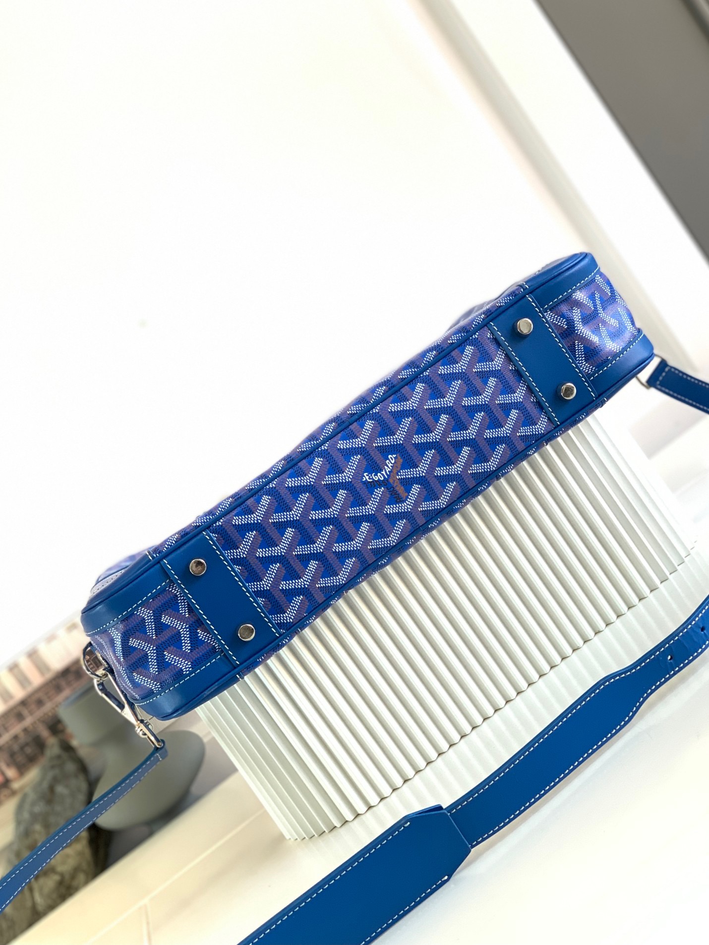 고야드 암바사드 토트백 스카이 블루