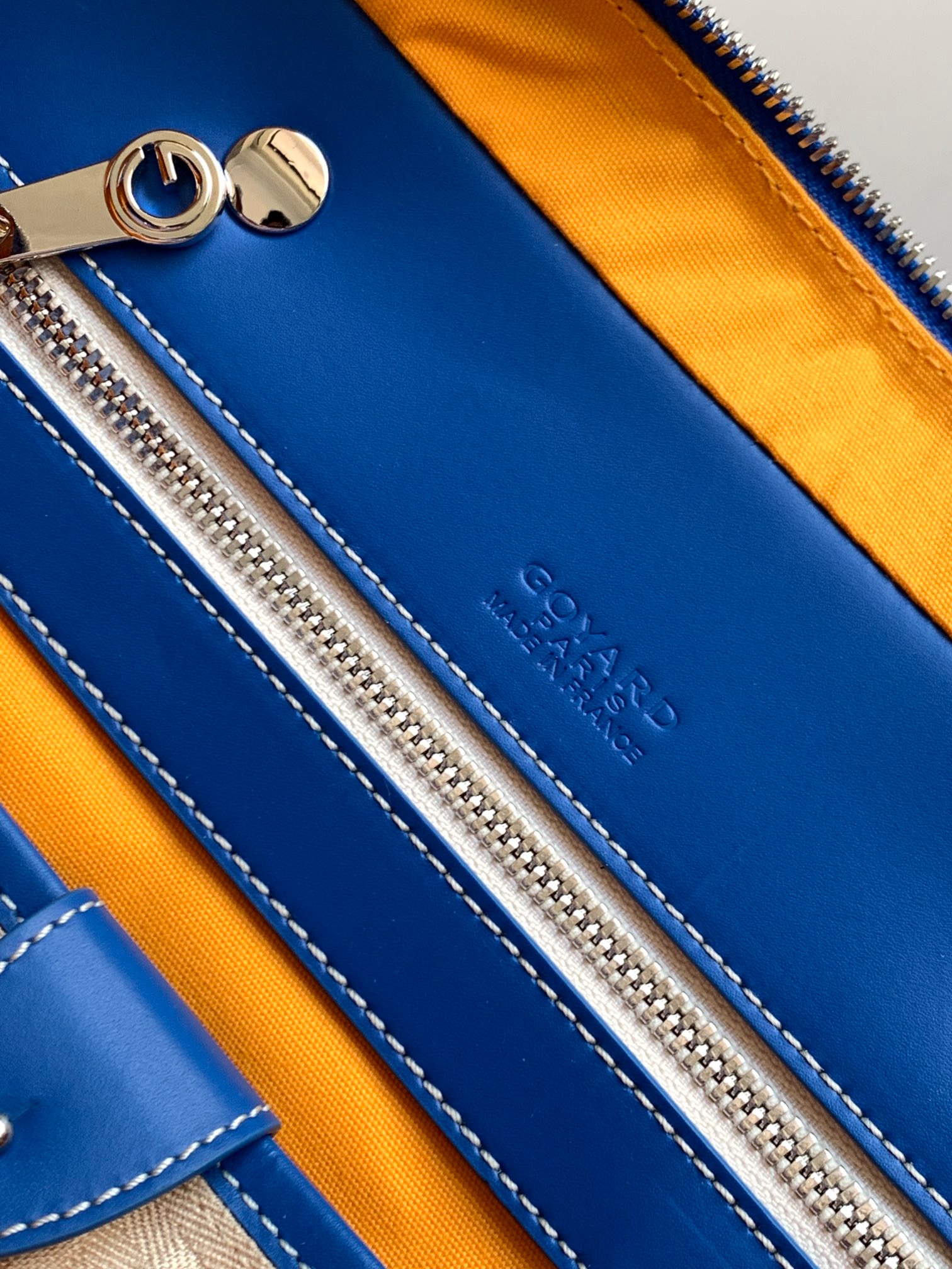 고야드 암바사드 토트백 스카이 블루