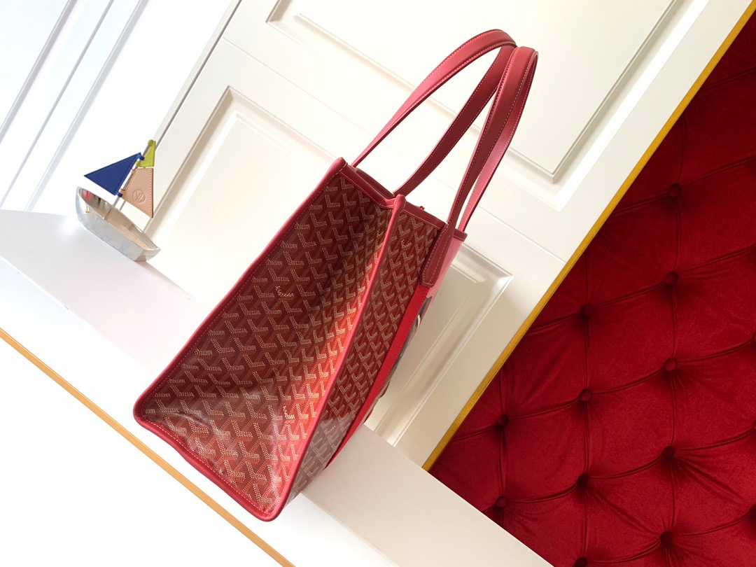 고야드 빌렛 토트백 레드