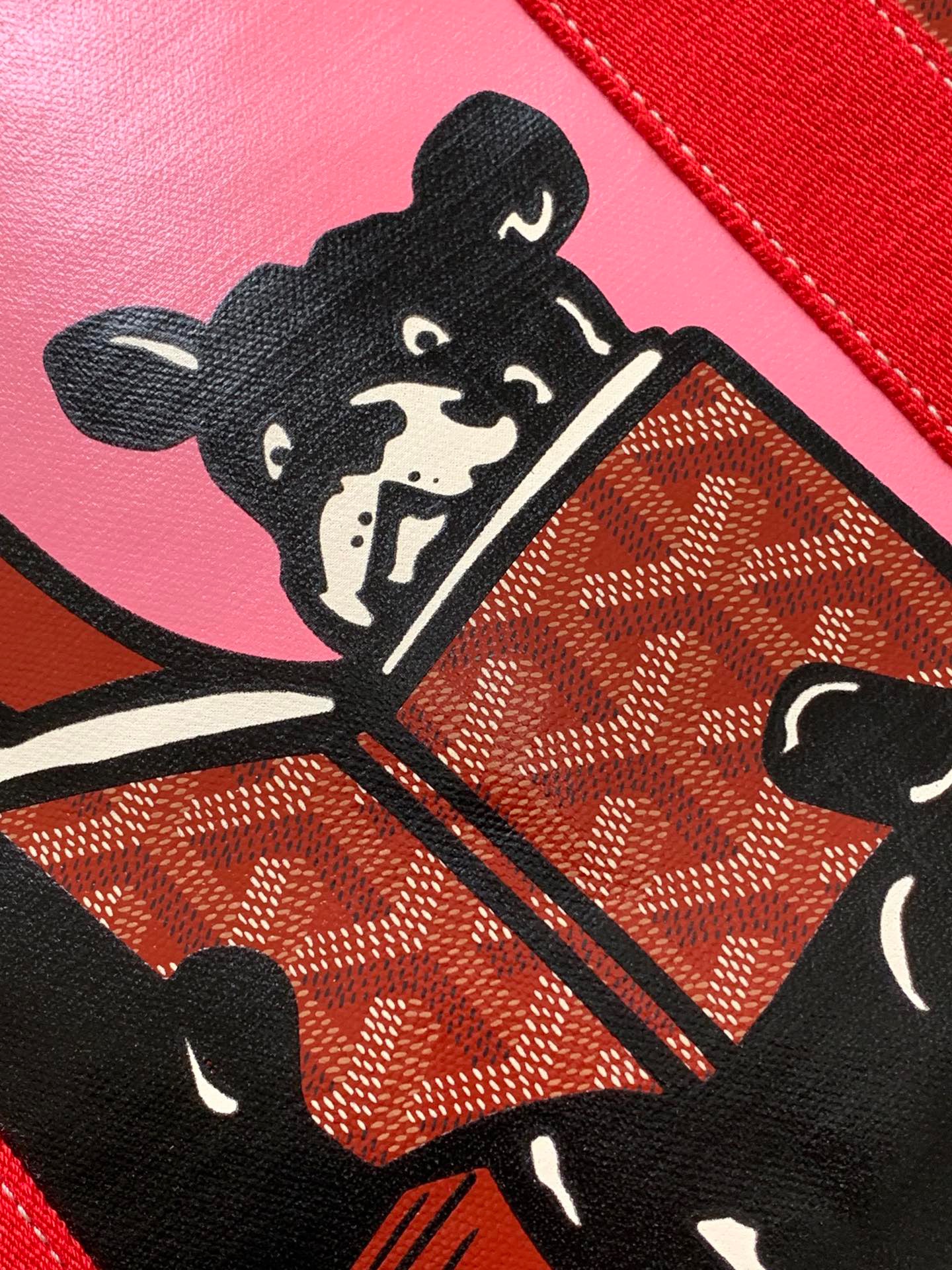 고야드 빌렛 토트백 레드