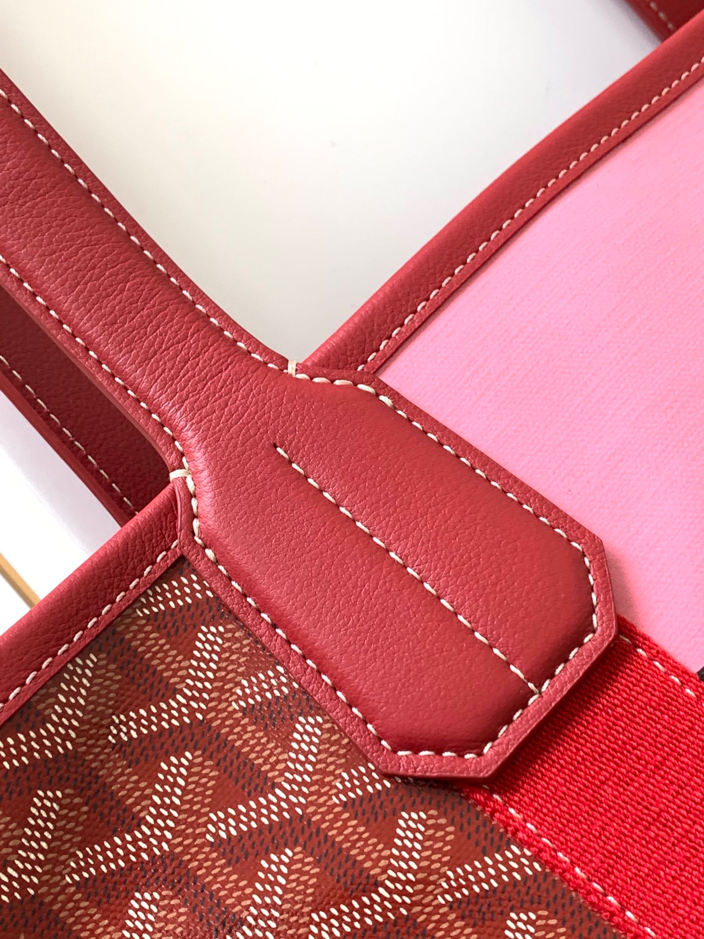 고야드 빌렛 토트백 레드