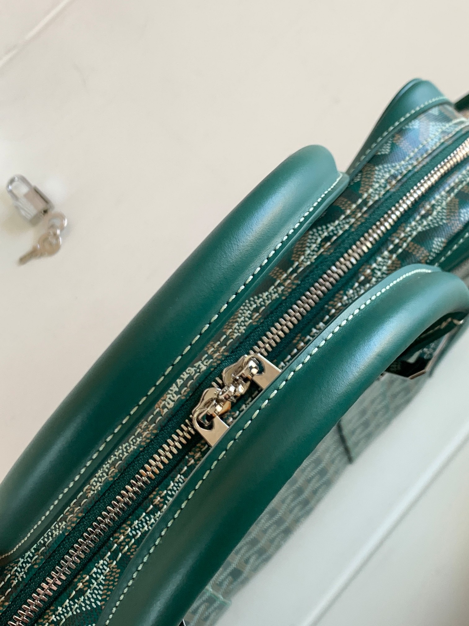 고야드 암바사드 토트백 그린