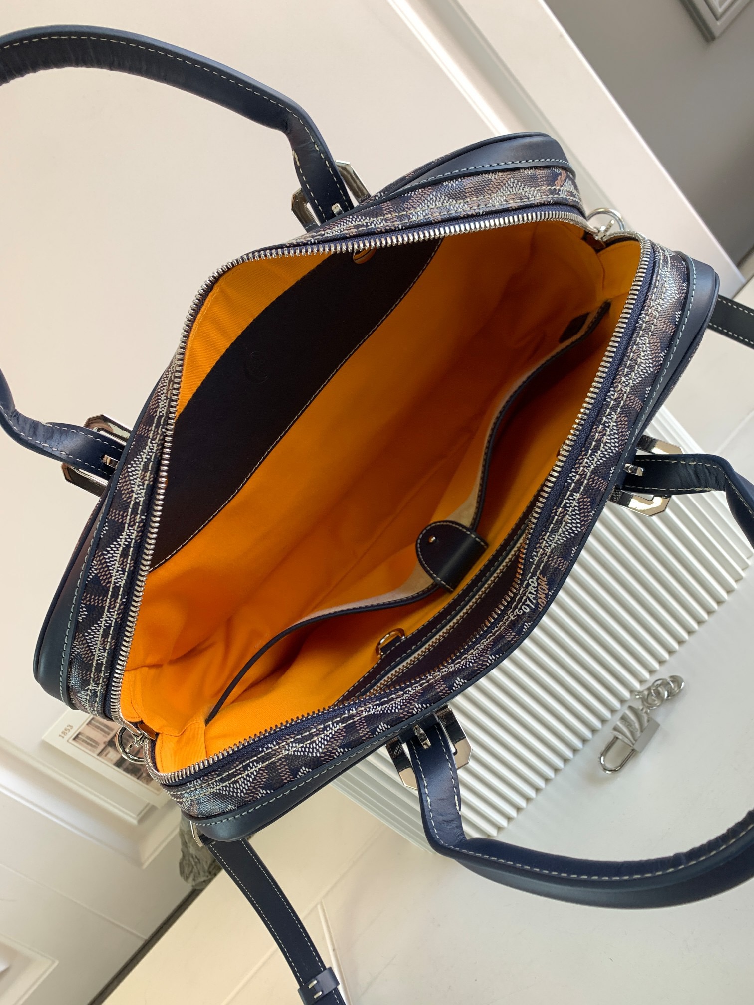 고야드 암바사드 토트백 마린 블루