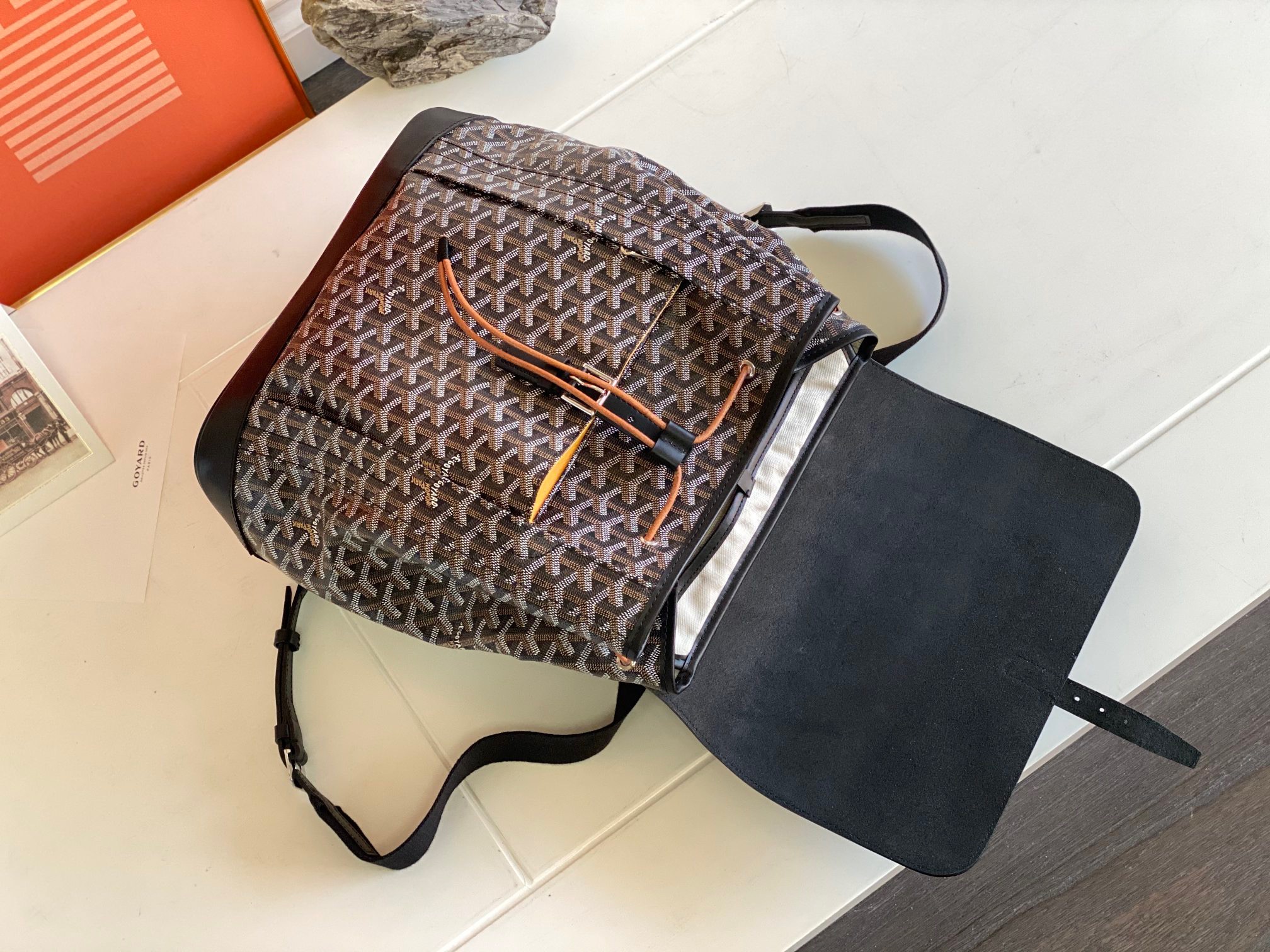 고야드 알핀 백팩 블랙