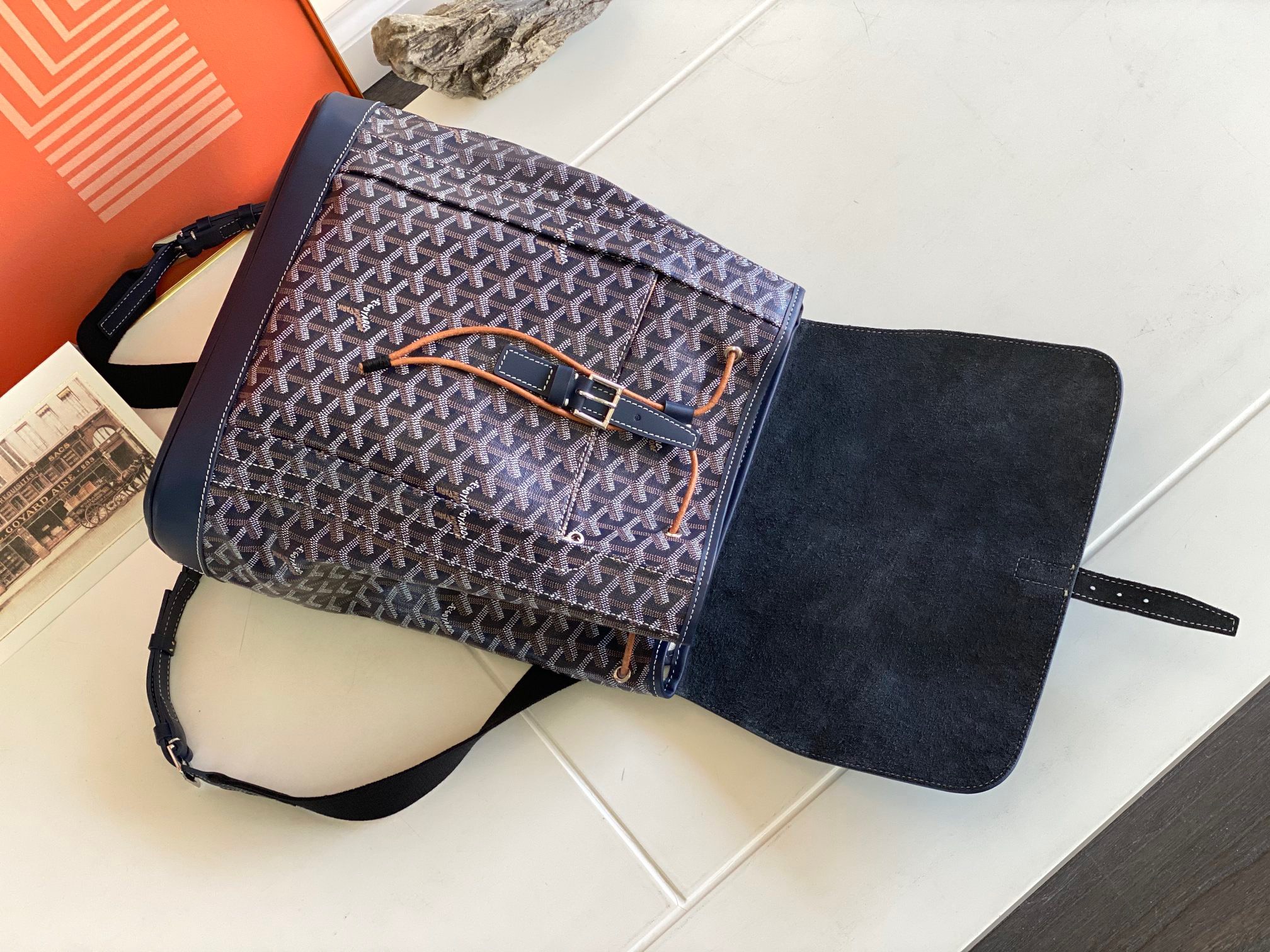 고야드 알핀 백팩 마린 블루