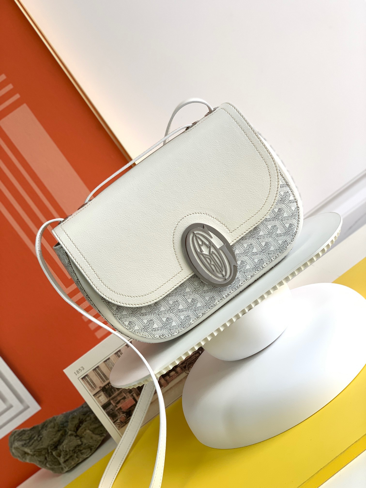 고야드 233 숄더백 화이트