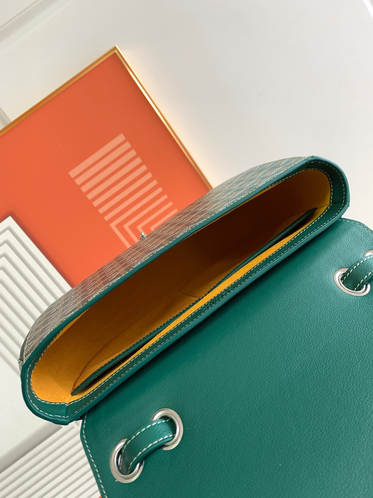 고야드 233 숄더백 그린