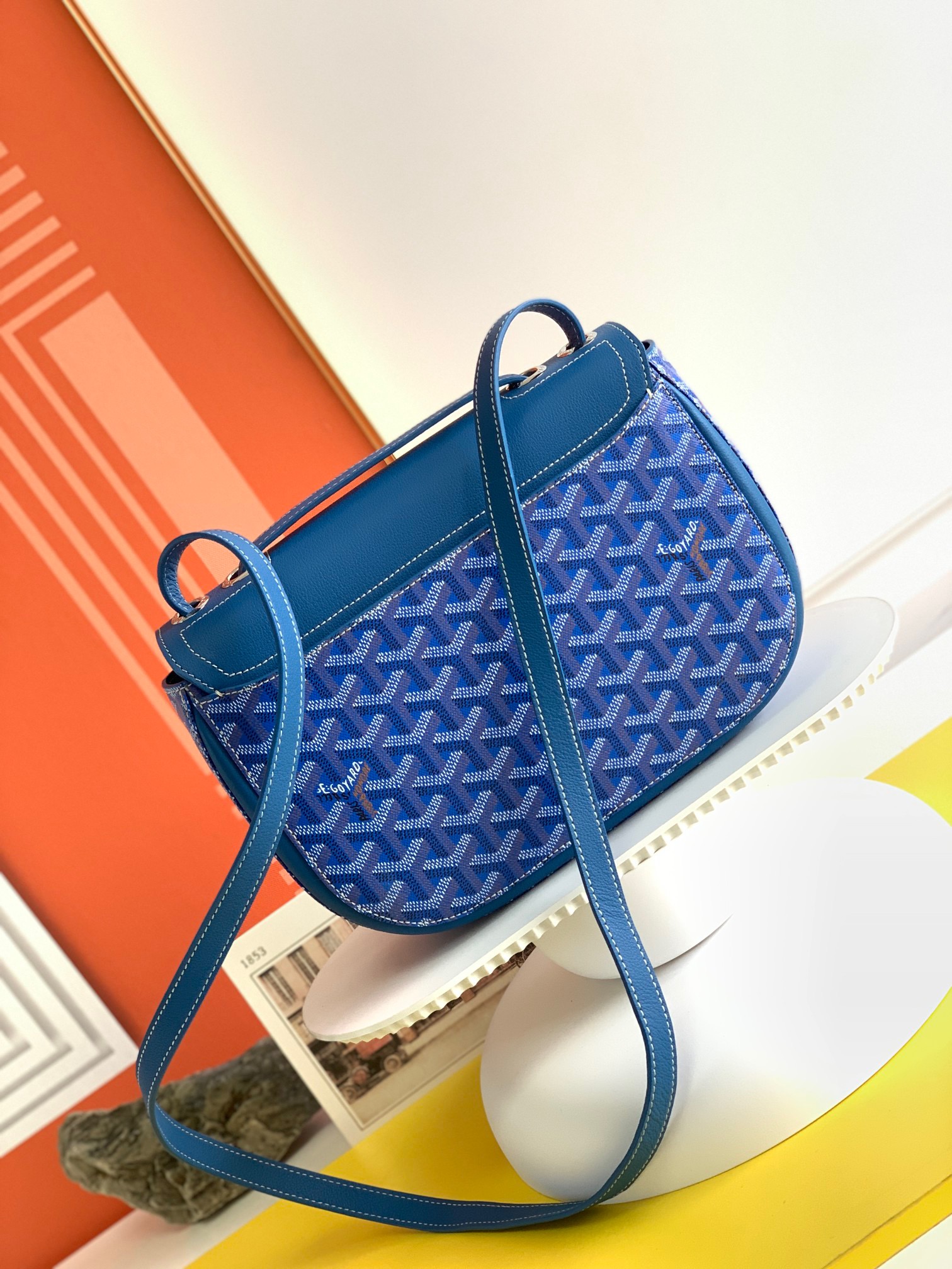 고야드 233 숄더백 스카이 블루