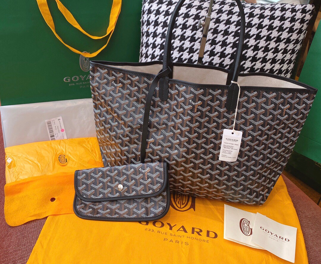 고야드 생루이 블랙 MM 47cm