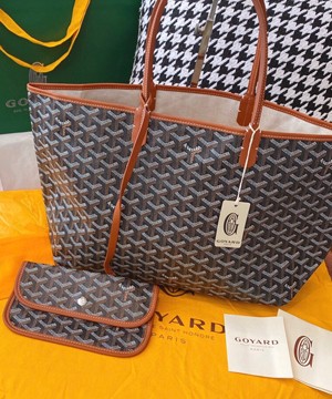 고야드 생루이 블랙 탄 MM 47cm