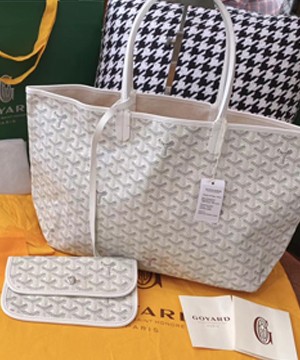 고야드 생루이 화이트 MM 47cm