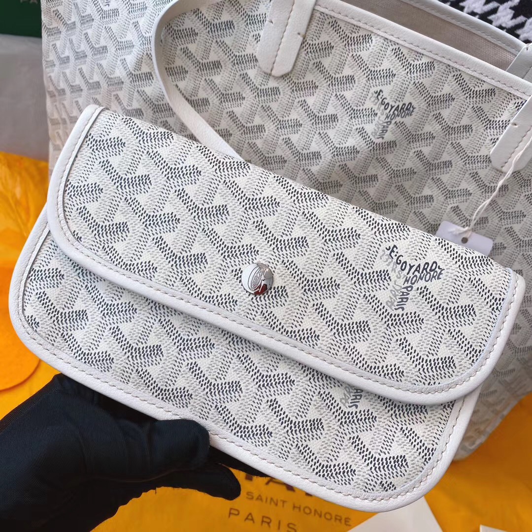 고야드 생루이 화이트 MM 47cm