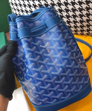 고야드 쁘띠플로 버킷백 스카이 블루