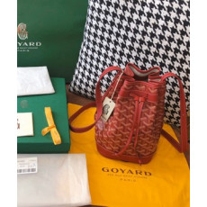 고야드 쁘띠플로 버킷백 레드