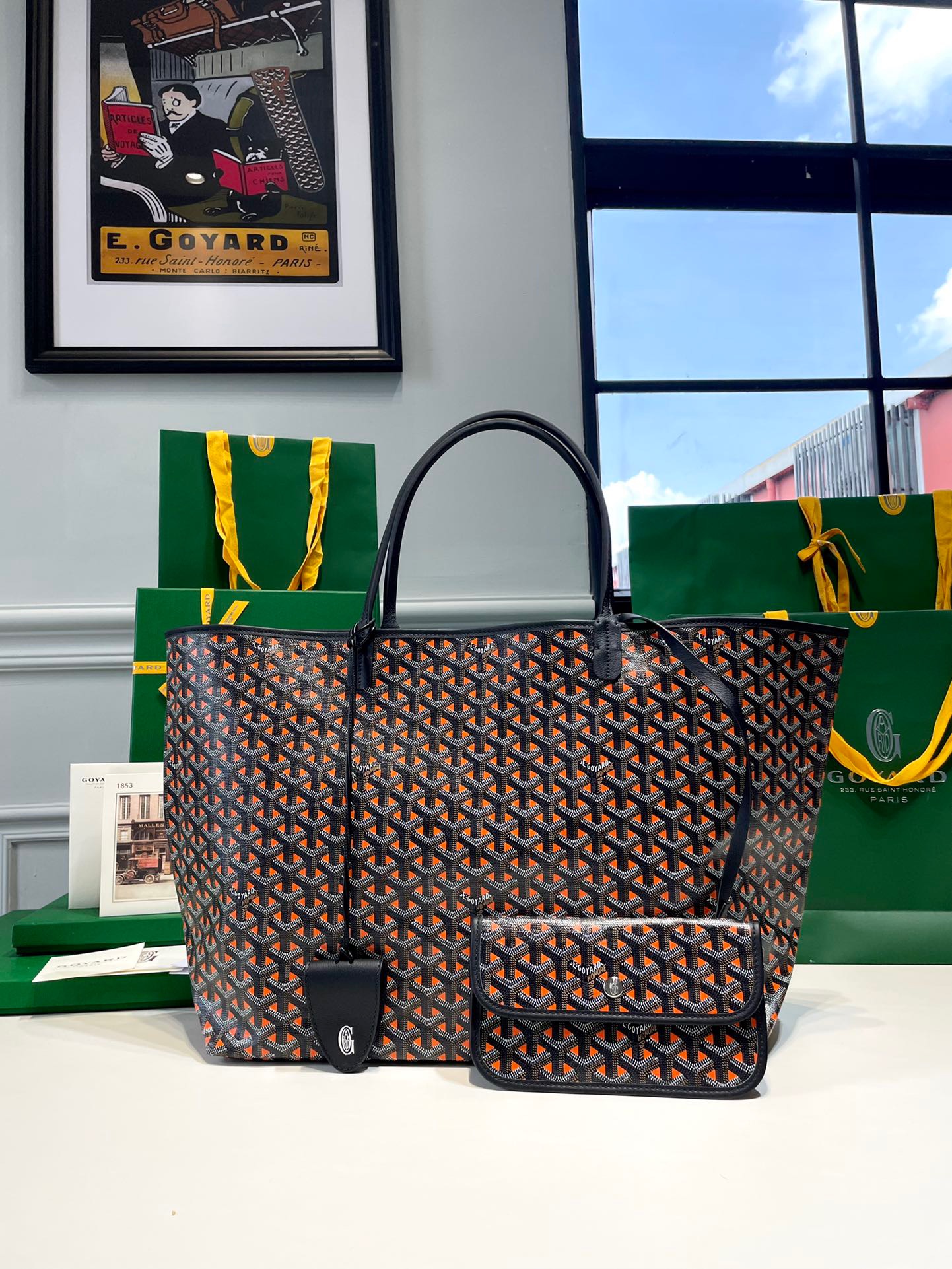 고야드 클레어 리버시블 GM 57cm