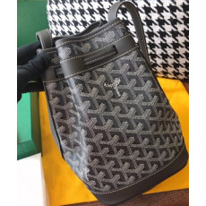 고야드 쁘띠플로 버킷백 그레이