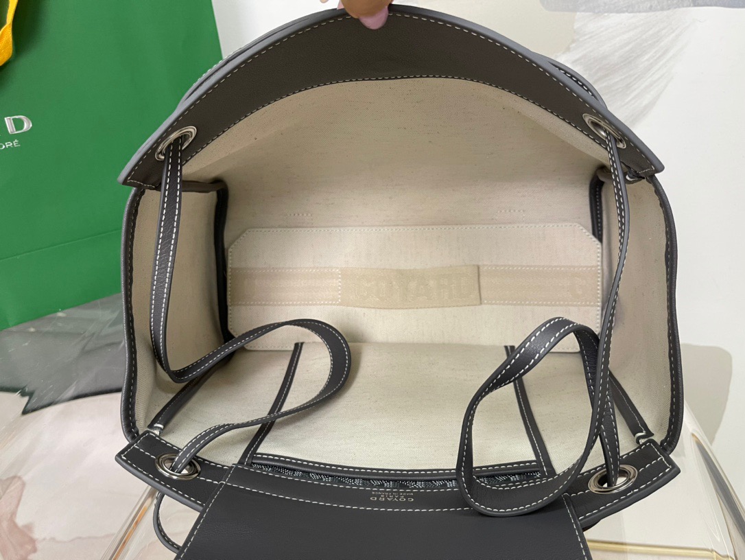 고야드 루에뜨 플랩 숄더백 그레이