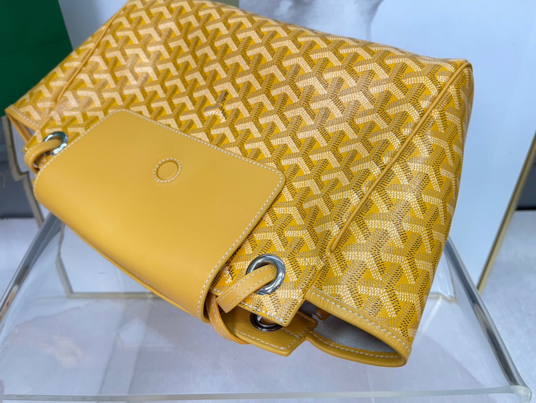 고야드 루에뜨 플랩 숄더백 옐로우