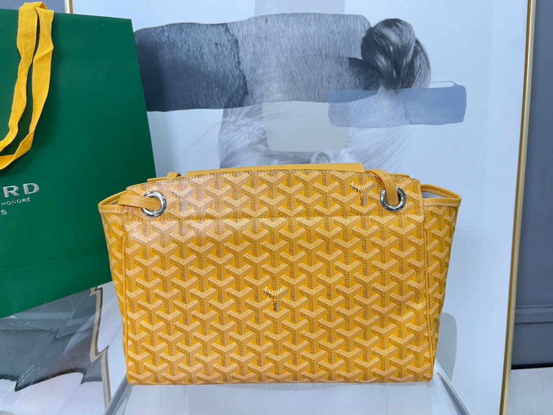 고야드 루에뜨 플랩 숄더백 옐로우