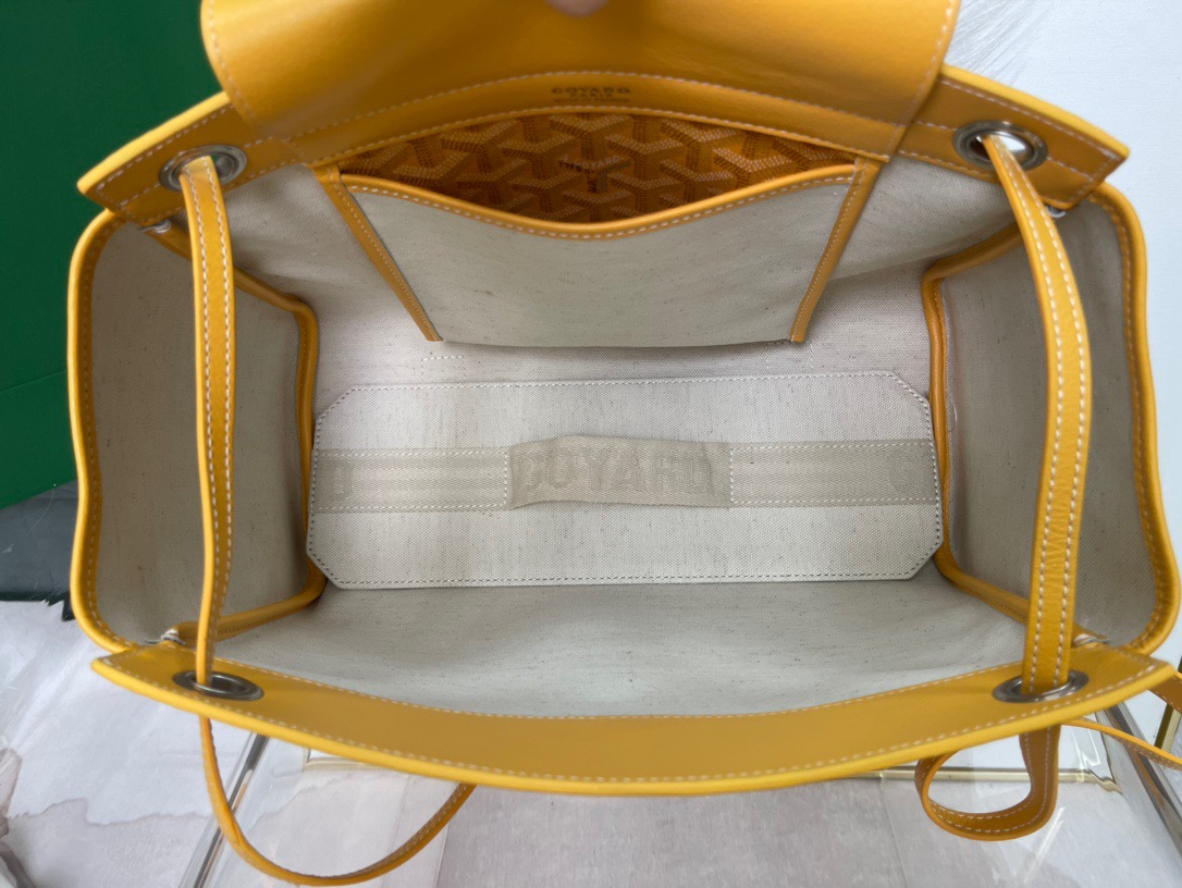 고야드 루에뜨 플랩 숄더백 옐로우
