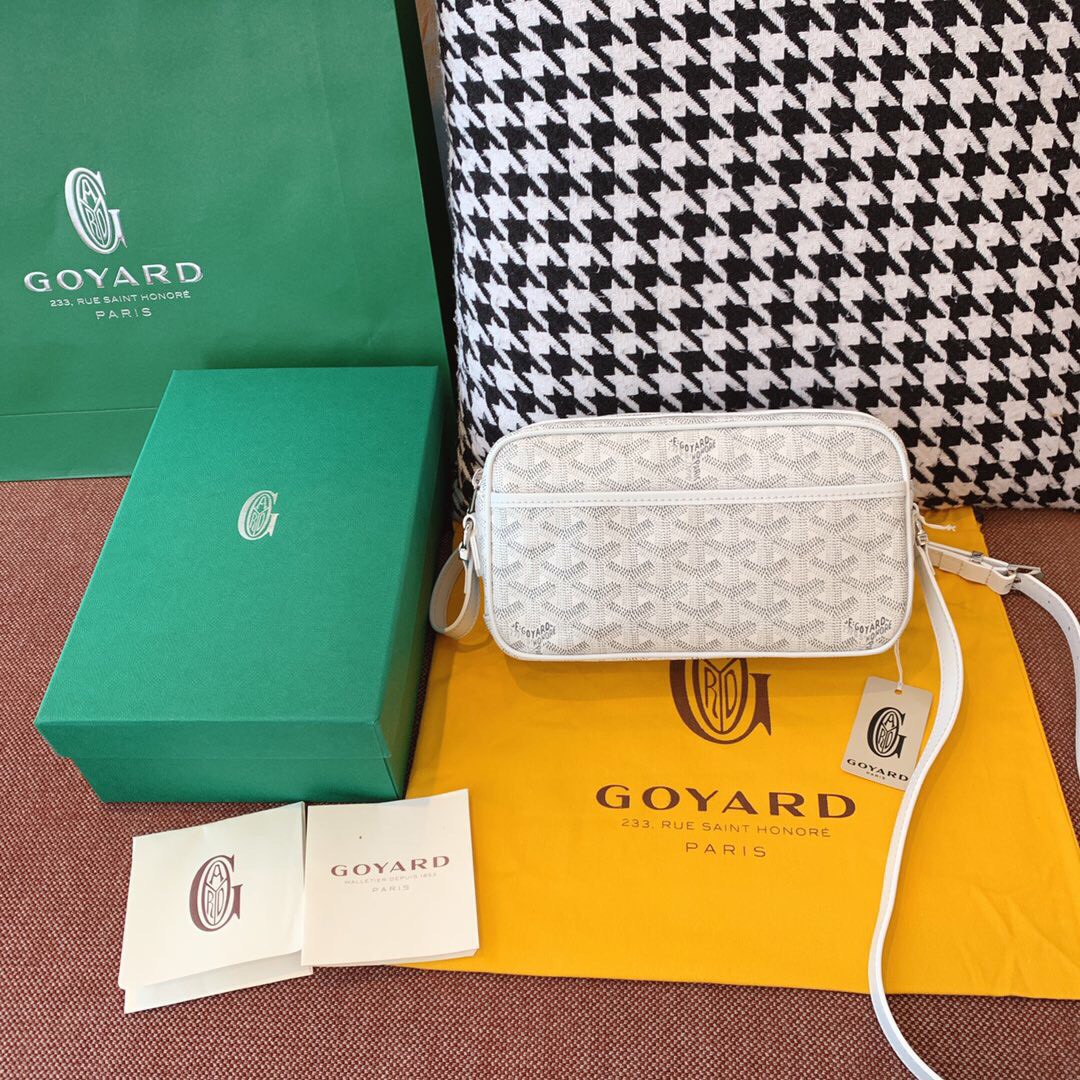 고야드 카페르 크로스백 화이트 블루