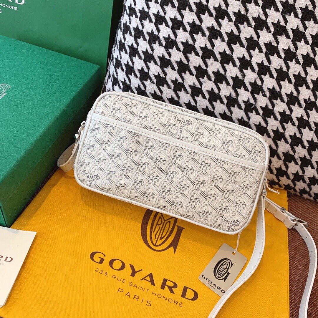 고야드 카페르 크로스백 화이트 블루