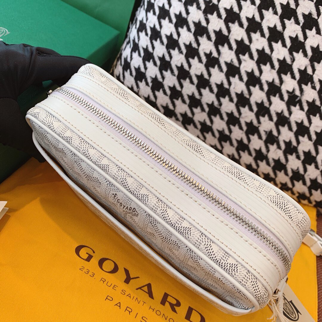 고야드 카페르 크로스백 화이트 블루