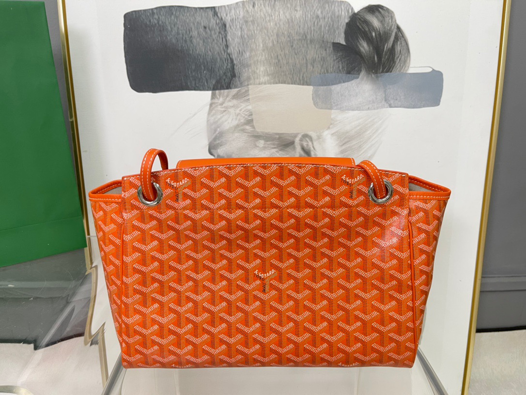 고야드 루에뜨 플랩 숄더백 오렌지