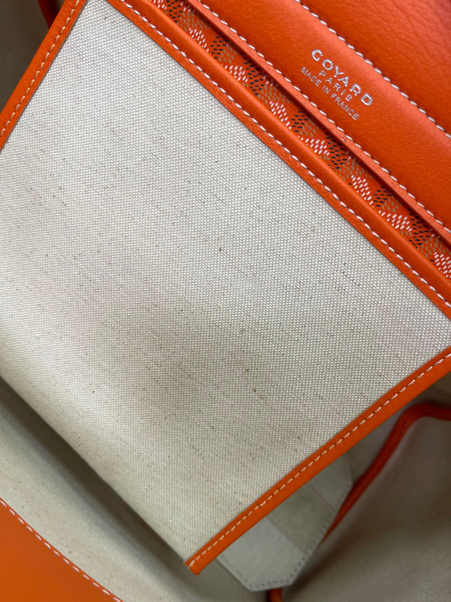 고야드 루에뜨 플랩 숄더백 오렌지