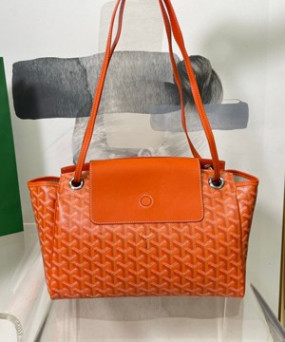 고야드 루에뜨 플랩 숄더백 오렌지