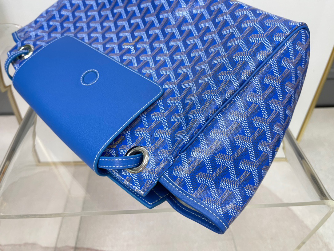 고야드 루에뜨 플랩 숄더백 스카이 블루