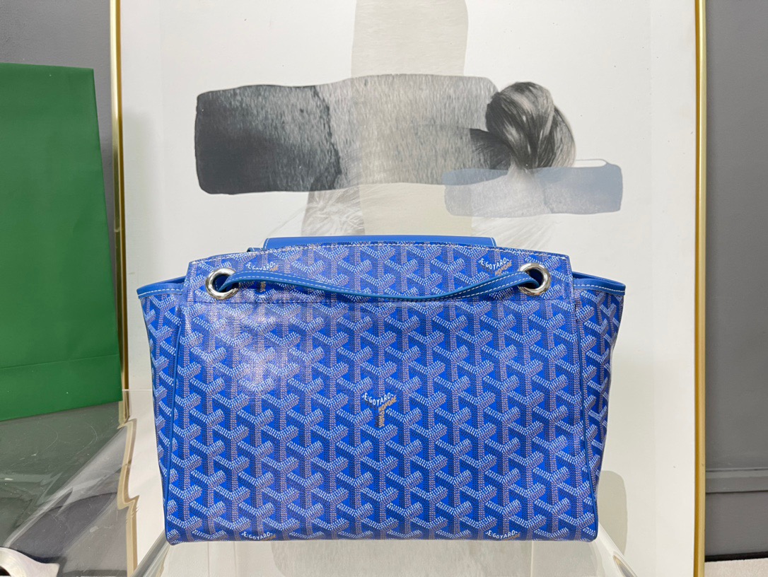 고야드 루에뜨 플랩 숄더백 스카이 블루