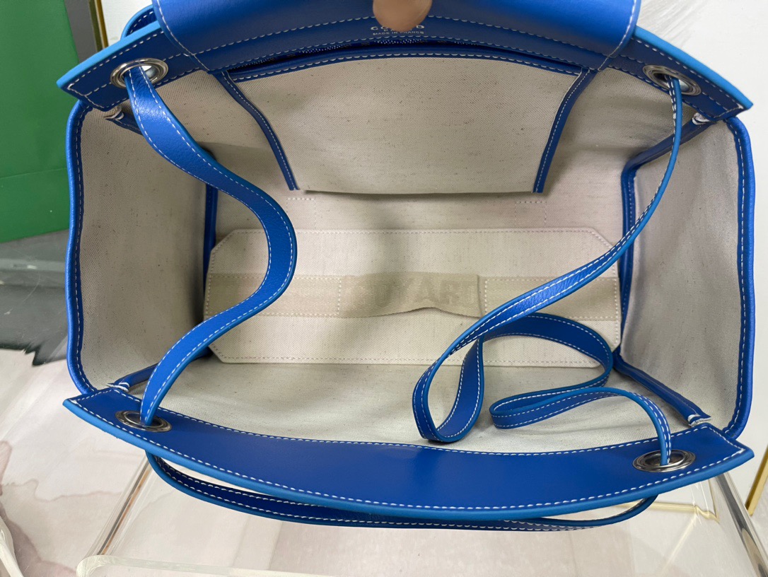 고야드 루에뜨 플랩 숄더백 스카이 블루