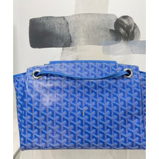 고야드 루에뜨 플랩 숄더백 스카이 블루