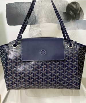 고야드 루에뜨 플랩 숄더백 마린 블루