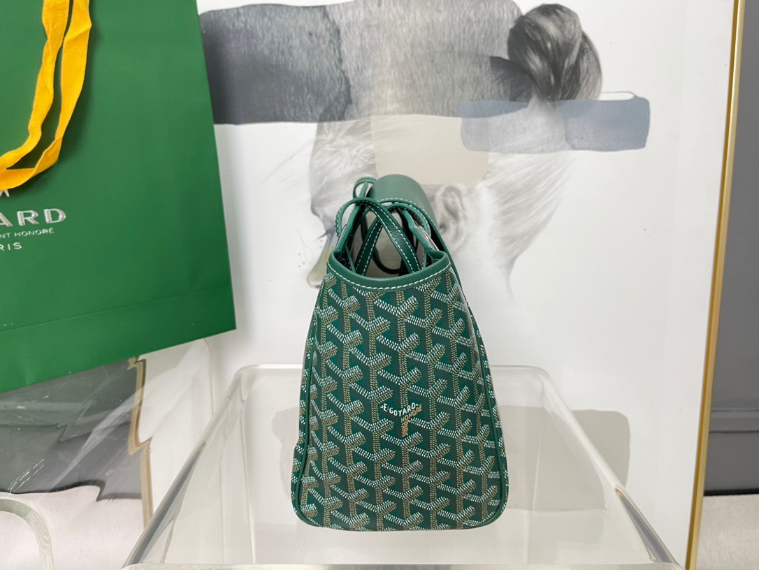 고야드 루에뜨 플랩 숄더백 그린