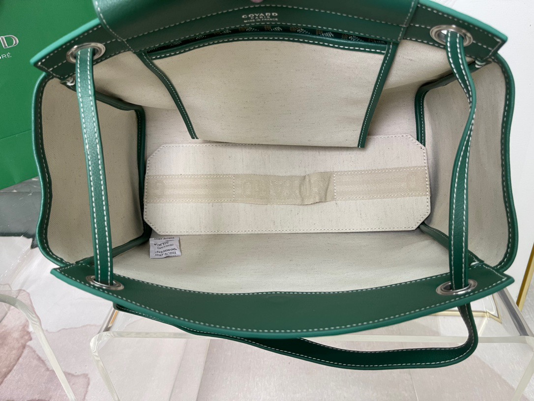 고야드 루에뜨 플랩 숄더백 그린