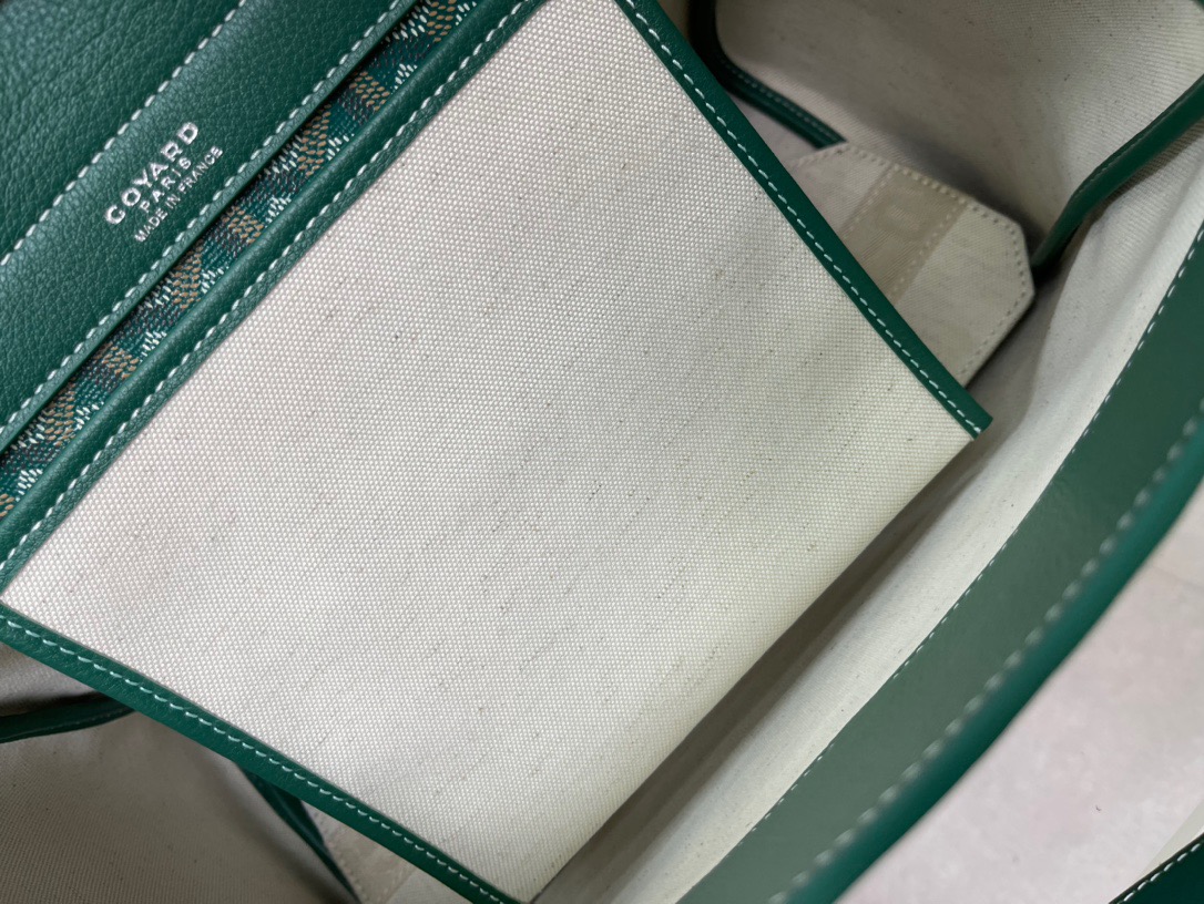 고야드 루에뜨 플랩 숄더백 그린