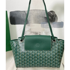 고야드 루에뜨 플랩 숄더백 그린