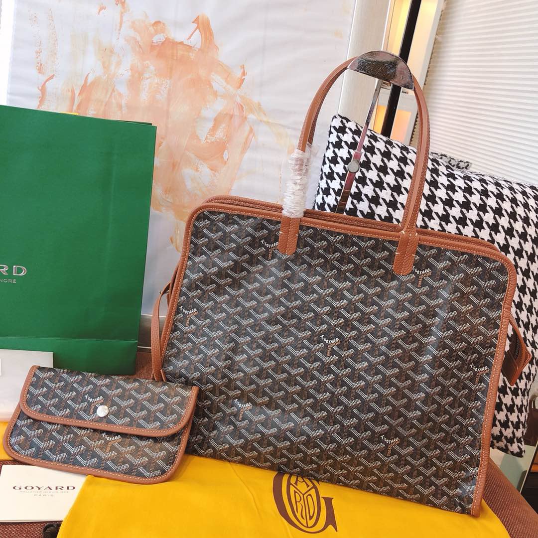 고야드 하디백 블랙 탄