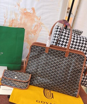 고야드 하디백 블랙 탄