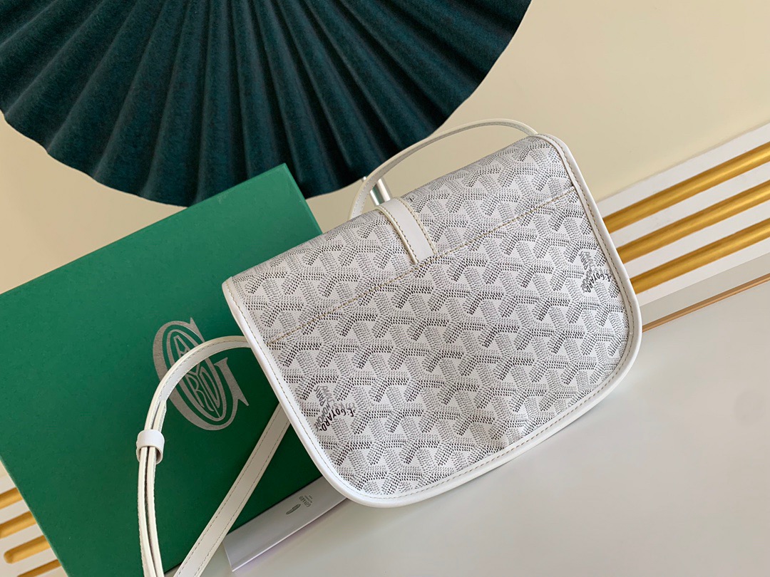 고야드 벨베데르 크로스백 화이트