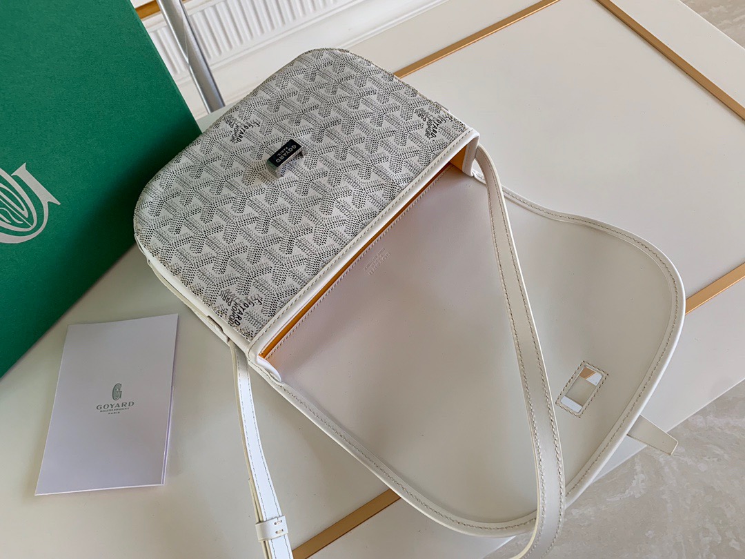 고야드 벨베데르 크로스백 화이트