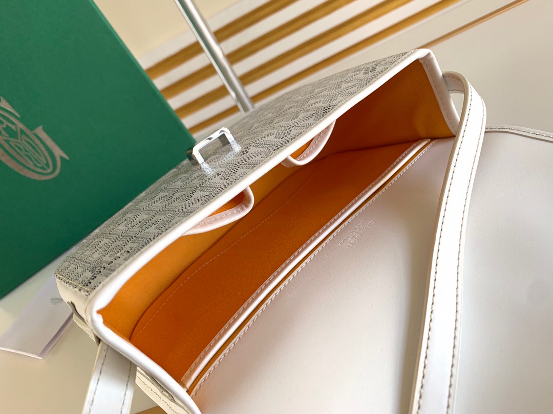 고야드 벨베데르 크로스백 화이트