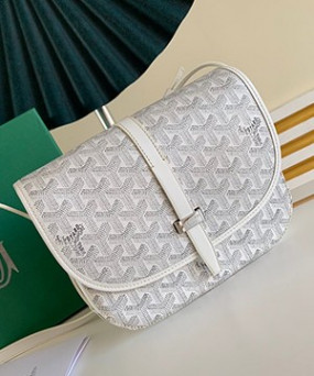 고야드 벨베데르 크로스백 화이트