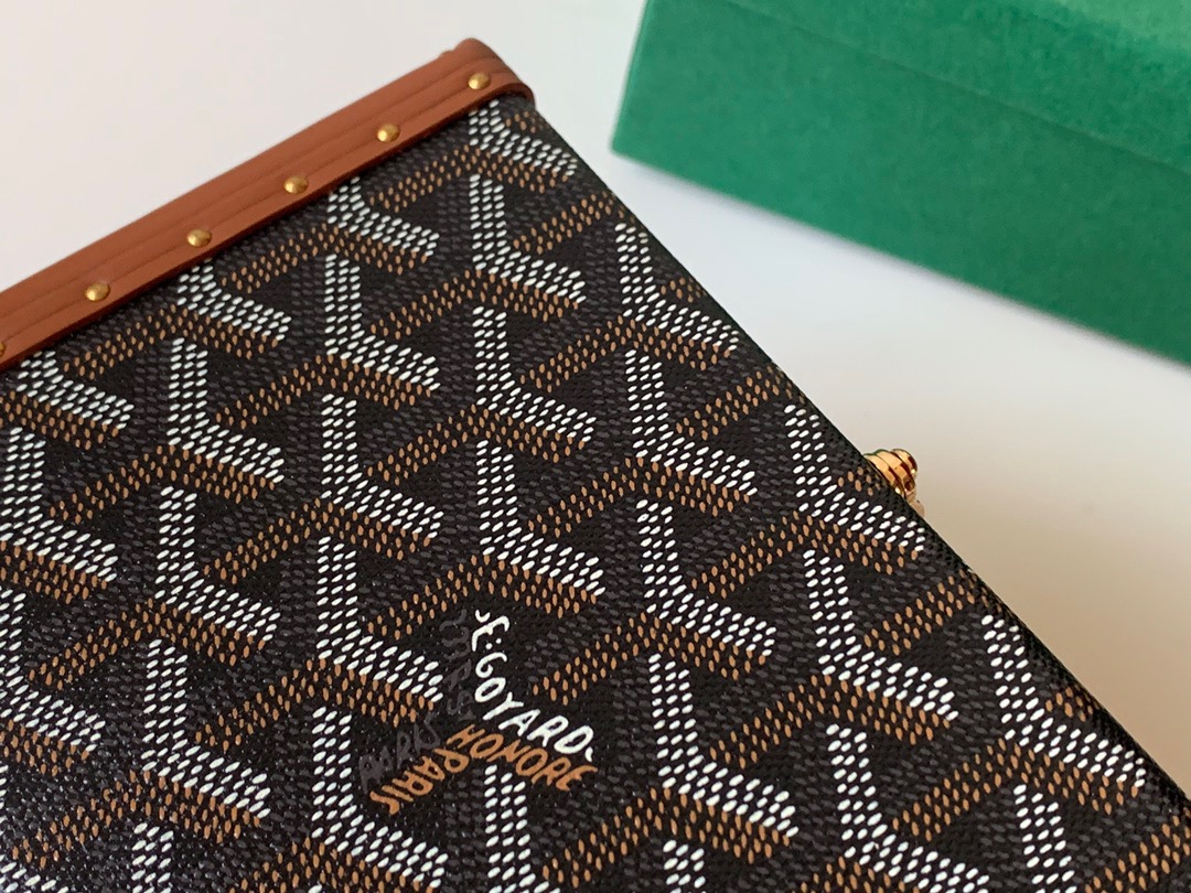 고야드 19FW 트렁크 스트랩백 블랙 탄