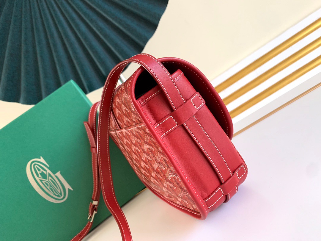 고야드 벨베데르 크로스백 레드