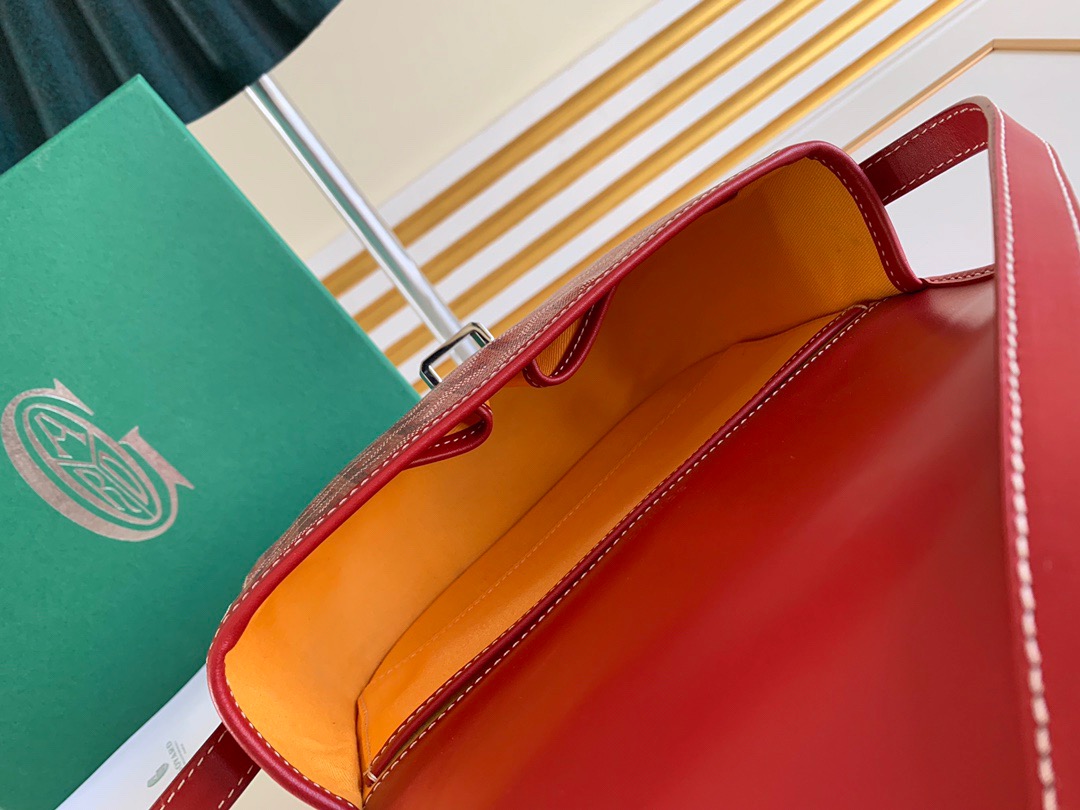 고야드 벨베데르 크로스백 레드