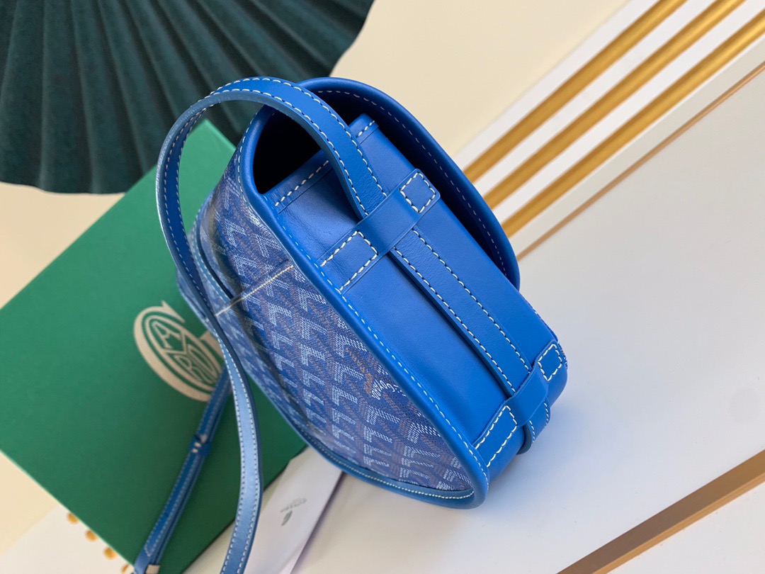 고야드 벨베데르 크로스백 스카이 블루